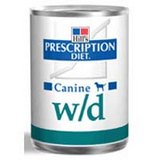 Hill's Prescription Diet Canine W/D \ Хиллс Диета кон.д/собак W/D лечение сахарного диабета, запоров, колитов, контроль веса