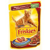 Friskies \ Фрискис консервы для кошек Мясо с Зеленью и Фасолью
