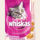 Whiskas \ Вискас лакомство для кошек «Лакомые подушечки с молочной начинкой»
