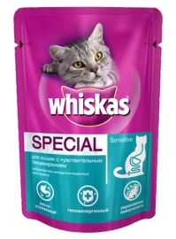 Whiskas \ Вискас консервы для кошек с чувствительным пищеварением